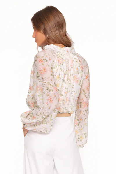 Floral print top