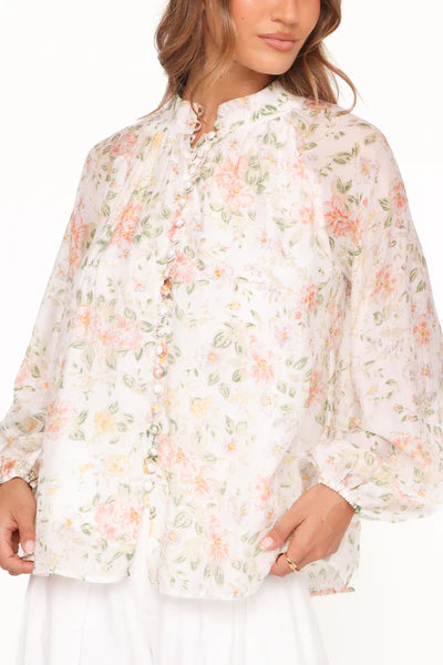 Floral print top
