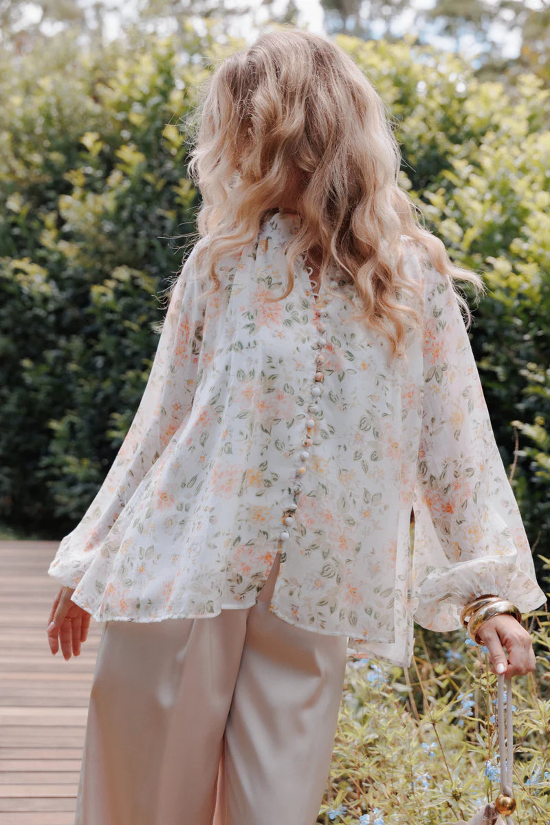 Floral print top
